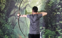 SAS Pioneer Traditional Wood Long Bow 68“ Hunting Archery Longbow Bear-LH or RH