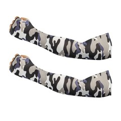 1/2Pairs Elastic Cooling Sleeves Amouflage Arm Cover Sport Outdoor UV Sun Summer