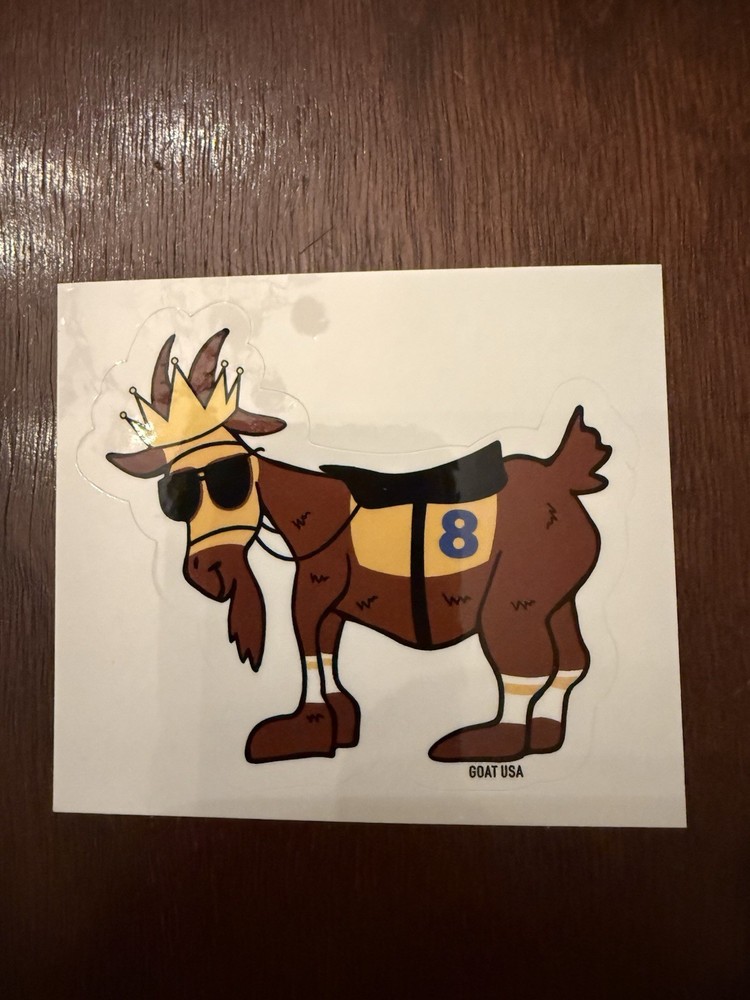 GOAT USA Kentucky Derby Goat Sticker. Single Sticker. Brand New. Free Shipping.