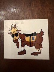 GOAT USA Kentucky Derby Goat Sticker. Single Sticker. Brand New. Free Shipping.