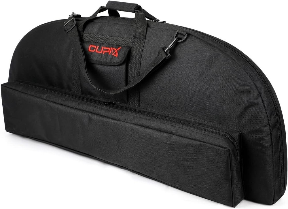 Lightweight Camouflage Compound Bow Case with Quiver & Backpack Straps – 44in