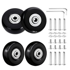 4Pcs Luggage Wheels Replacement Kit – 50mm x 18mm 2 inches
