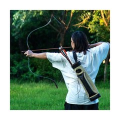 Deerseeker Archery 52″ Longbow Traditional Handmade Recurve Bows Ambidextrous…