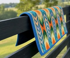 Saddle Ranch Pad For Horse Riding Royal Blue Teal Turquoise Orange Green Black