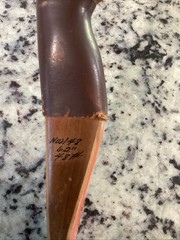 Vintage Bear Alaskan Bow 48# 62 in Left/Right hand Blk/Org (Nw148)