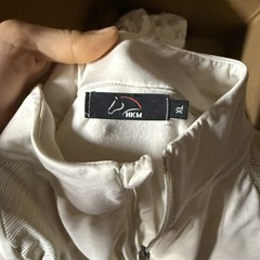 Women’s XL Cream HKM Long Sleeve Horseback Riding Sunshirt