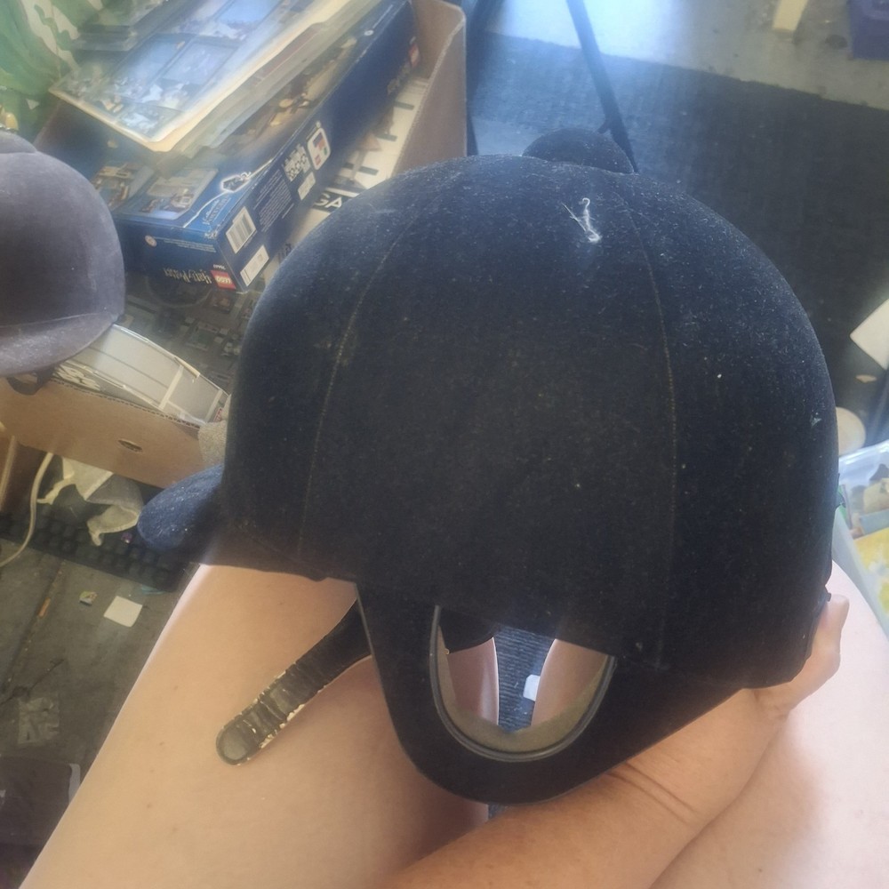 Vintage Crown Shield Equestrian Riding Helmet