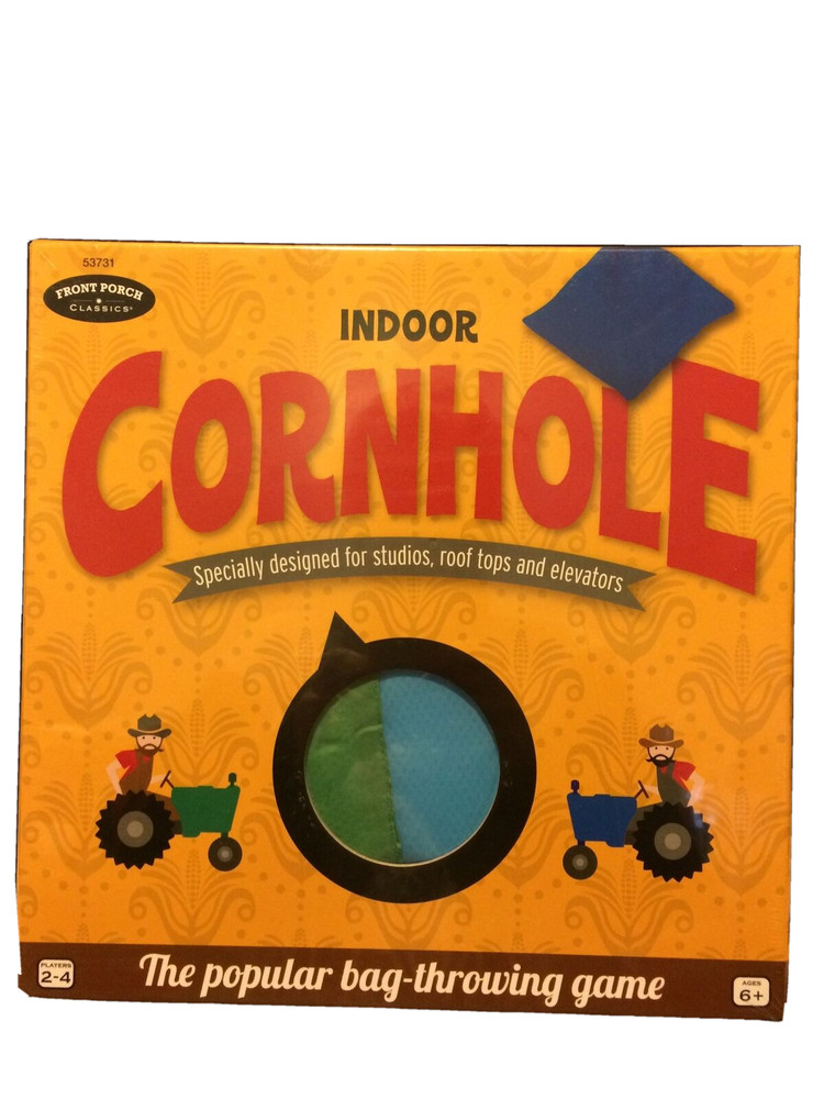 Indoor Cornhole The Popular Bag-Throwing Game Front Porch Classics NIB