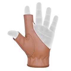 Archery Bow Leather Glove left hand Glove Black ,Brown ,Dark brown ,Beige