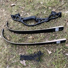 62″ Takedown Recurve Bow 60lbs Set Archery American Bow Hunting Fishing Aluminum