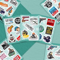 100Pcs Firearm Stickers and Decals, Gun Tactical Stickers Pack- Military Dec…