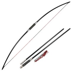 65″ Traditional Longbow Wooden Arrow 25-120lbs Takedown Bow Archery Set Hunting