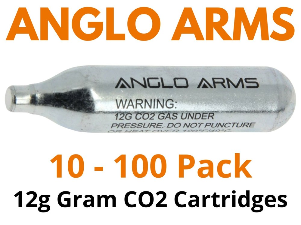 12g CO2 Standard Size Premium Gas Capsules Cartridges For Airsoft bbs Air