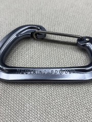 FIVE PACK Black Diamond Neutrino Aluminum Wiregate Carabiner – Gray 24kN – NEW