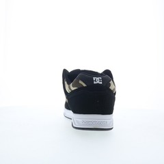 DC Stag 320188-BCM Mens Black Nubuck Lace Up Skate Inspired Sneakers Shoes