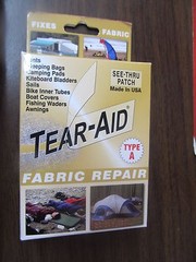 One (1) Tear-Aid Fabric Repair Type A Patch NEW FREE Shipping