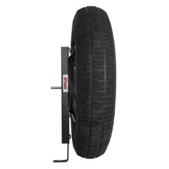 Truck Bed Spare Tire Mount Universal Fit In Bed Holder Bracket Black Powder Coat