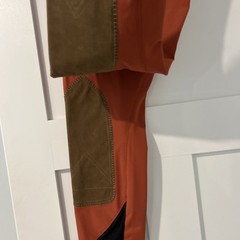 R.J. Classics Gulf Natural Rise Front Zip Breeches – Rust Sz 28