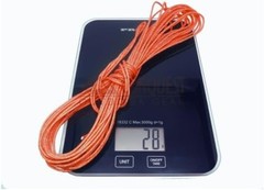 Ultra-Light Dyneema Reflective Orange Rope – 15ft 440lbs for Camping & Sailing