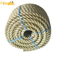 3/4 Inch × 100 Feet 3 Strand Twisted Rope PP Manila Rope Wear Resistant