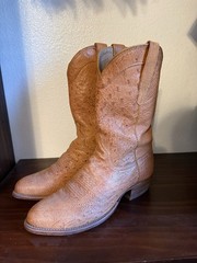 Tecovas the Jasper in Scotch 10D Full Smooth Ostrich Leather Boot