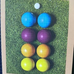 Embark Bocce Resin Ball Set w/Carrying Case Outdoor Games Party Travel NIB