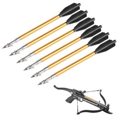 6-12 pcs 6.8in Aluminum Fish Hunting Arrows Fishing Bolts for Pistol Crossbow
