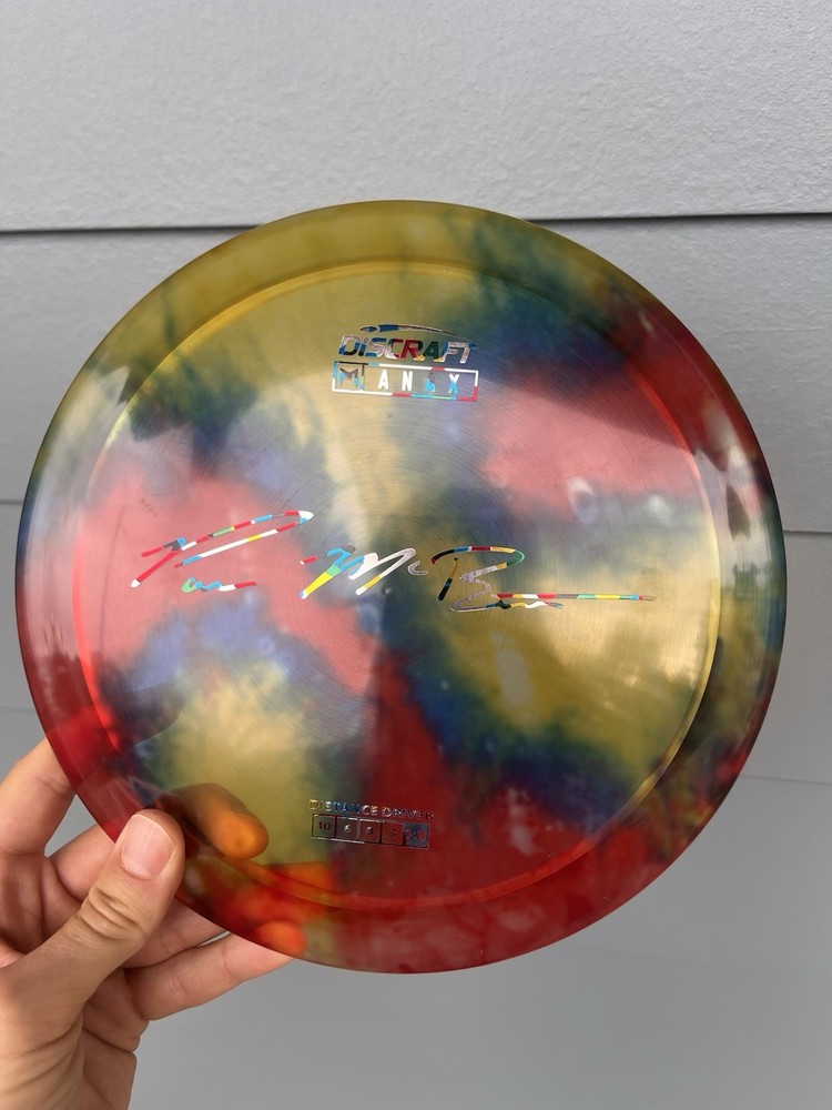 Discraft Z Anax Rainbow Fly Dye 173-174g Paul McBeth Signature Uninked