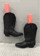 Laredo 51070 Black Leather Western Cowboy Snip Toe Boots Women’s Size 8.5 W