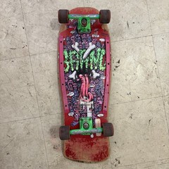 brand x riot stick skateboard complete vtg 80s 1986 gullwing santa cruz schmitt