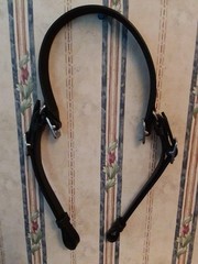 New Black Leather MINI Small Pony Horse Driving Harness with BLUE STAR Cutouts