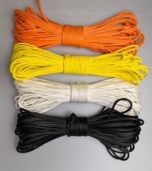 12 Strand Braided Dyneema Rope -3mm 700kg Fracture 65 feet, 3mmwhite65ft
