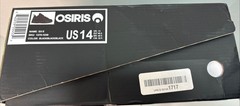 Osiris D3 E Mens 14 Black Skate Shoes New Triple Black Retro Chunky Sneaker Y2K