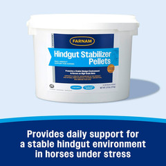 Hindgut Stabilizer Pellets, Daily Digestive & Immune Supplement for Horses Helps
