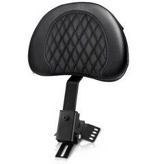 Motorcycle Adjustable Backrest Pad Custom Front Mounting Driver Rider Seat