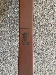 Vintage Ben Pearson Grizzly Longbow 78″ 60lb Traditional Archery Bow Made in USA