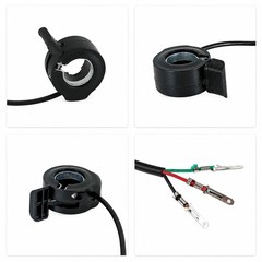 Universal 7/8″ 22mm Thumb Throttle for 24V 36V 48V E-Bike Electric Bike Scooters