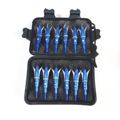 12pcs Hunting Broadheads 100 Grain Archery 2.3″ Cut Crossbow Arrowheads Blue USA
