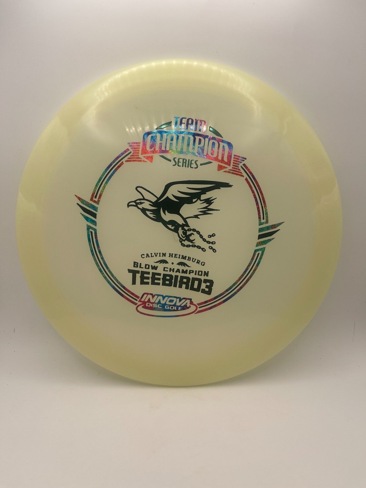2018 Calvin Heimburg glow Teebird3 Innova disc golf Team 2 color stamp 175g