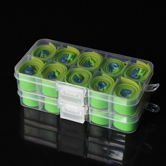 Green 1mm Slingshot Bands – 10 per Box, Heavy Duty Latex for Outdoor Shooting