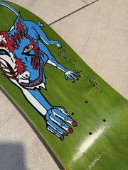 Schmitt Stix Chris Miller Cat 9.8 Skateboard deck. Brand New!