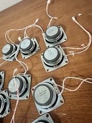 Hover-1 Replacement Balance Board Speaker & Wiring AS IS LOT x11