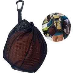 Lightweight Drawstring Backpack Small Hang Bags Portable Football Basketball Mes