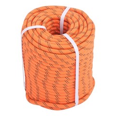Braided Rope Breaking Strength 5174 Pounds Orange Black 1/2 in ×220′ 48 Stranded