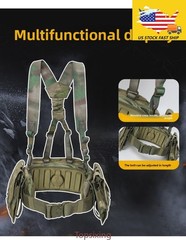 【US STOCK】 Russian A-10 Tactical FG Chest Rigs Multi-functional Belt Bag