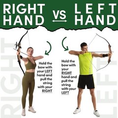 Keshes Takedown 62″ Hunting Recurve Bow & Arrow 15-60lb Draw Weight Right & Left