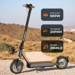Electric Scooter for Adults, 10″ Tires, Max 28 Miles Ranges,Top Speed 20 mph