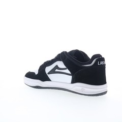 Lakai Telford Low Mens Black Suede Lace Up Skate Inspired Sneakers Shoes