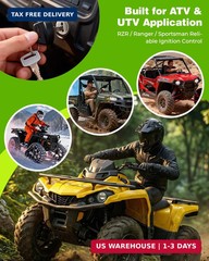 Ignition Switch with Key 3 Position 6 Pins for 2001-2018 Polaris Ranger RZR Spor