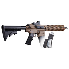 Crosman Full Auto R1 CO2-powered BB Air Rifle with Red Dot (Flat Dark Earth)